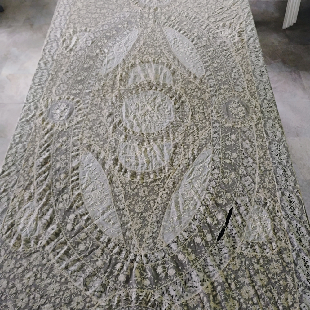 Elegant Antique 1800s French Normandy Lace